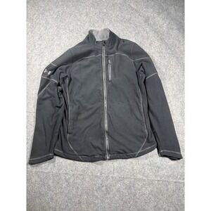 Under Armour Womens Black Fleece Full Zip Jacket LG‎ Athletic